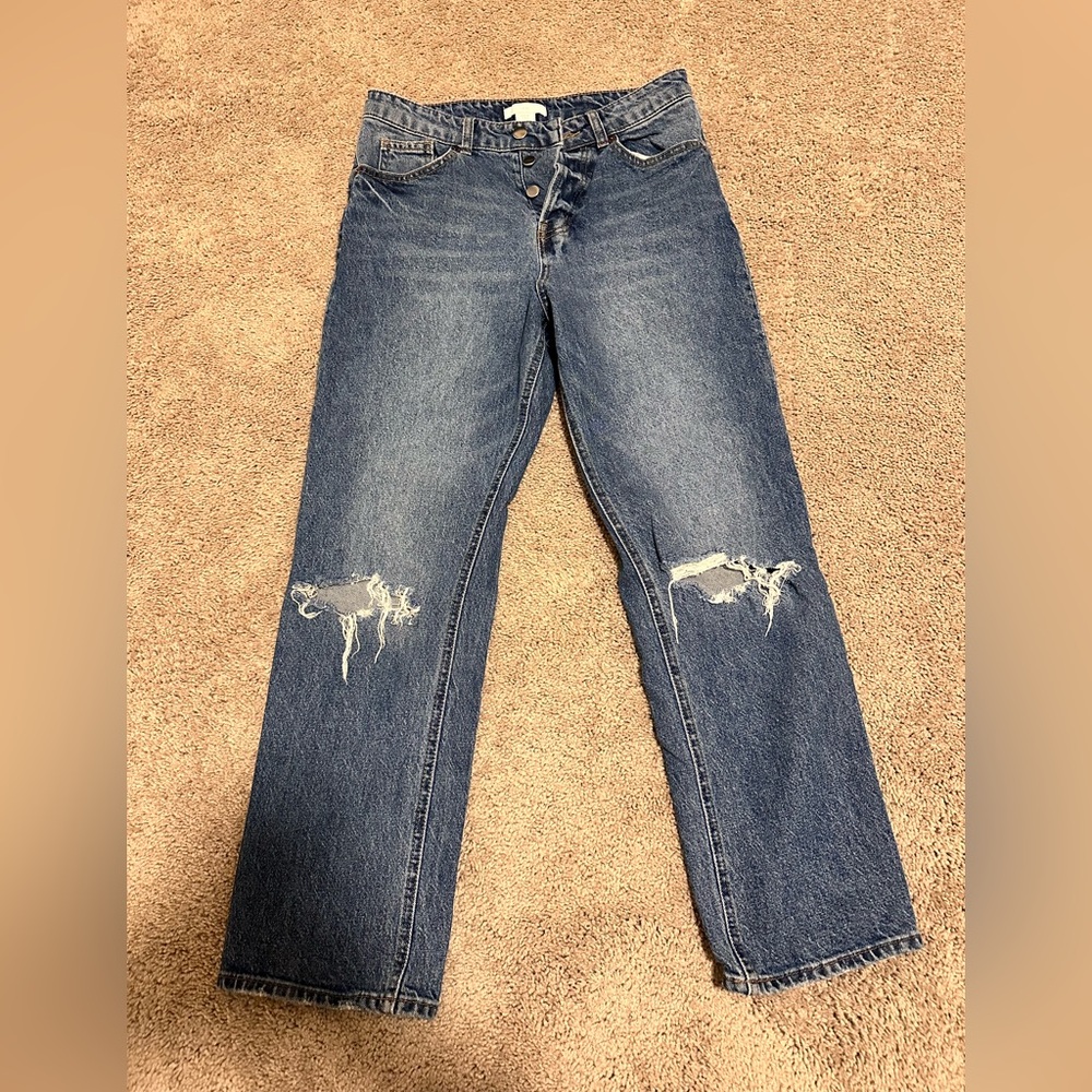 H&M Straight Leg Denim Jeans